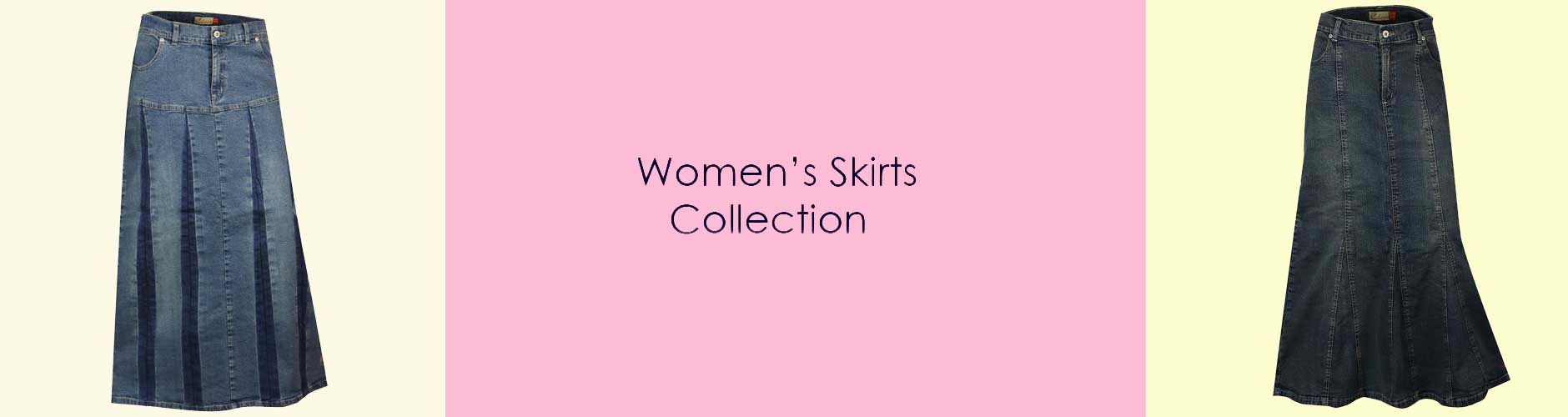 denim skirts for women